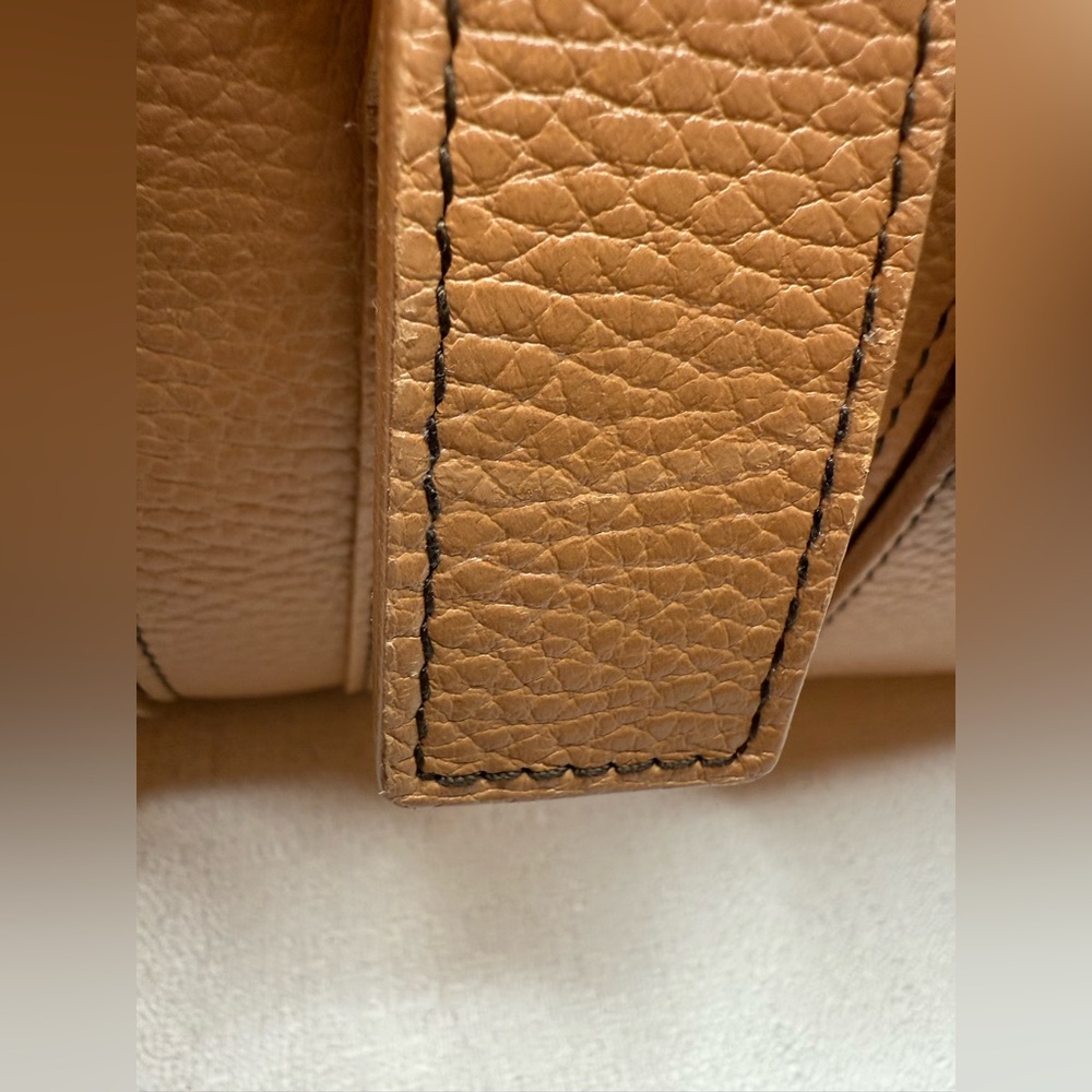 FURLA MADE IN ITALY LEATHER BARREL SATCHEL - Picture 14 of 16